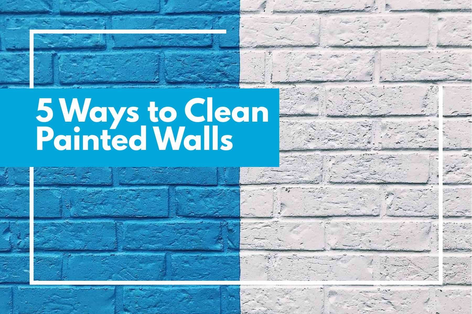 clean painted walls